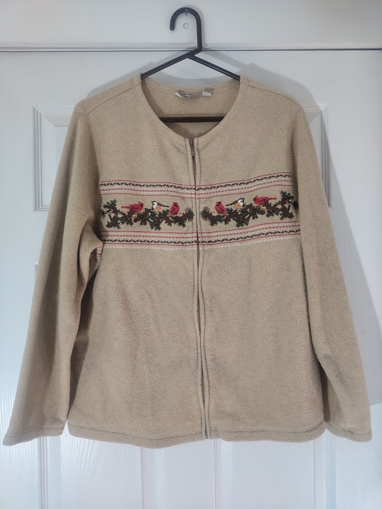 croft & barrow Tops - Croft & Barrow Cardinal Fleece